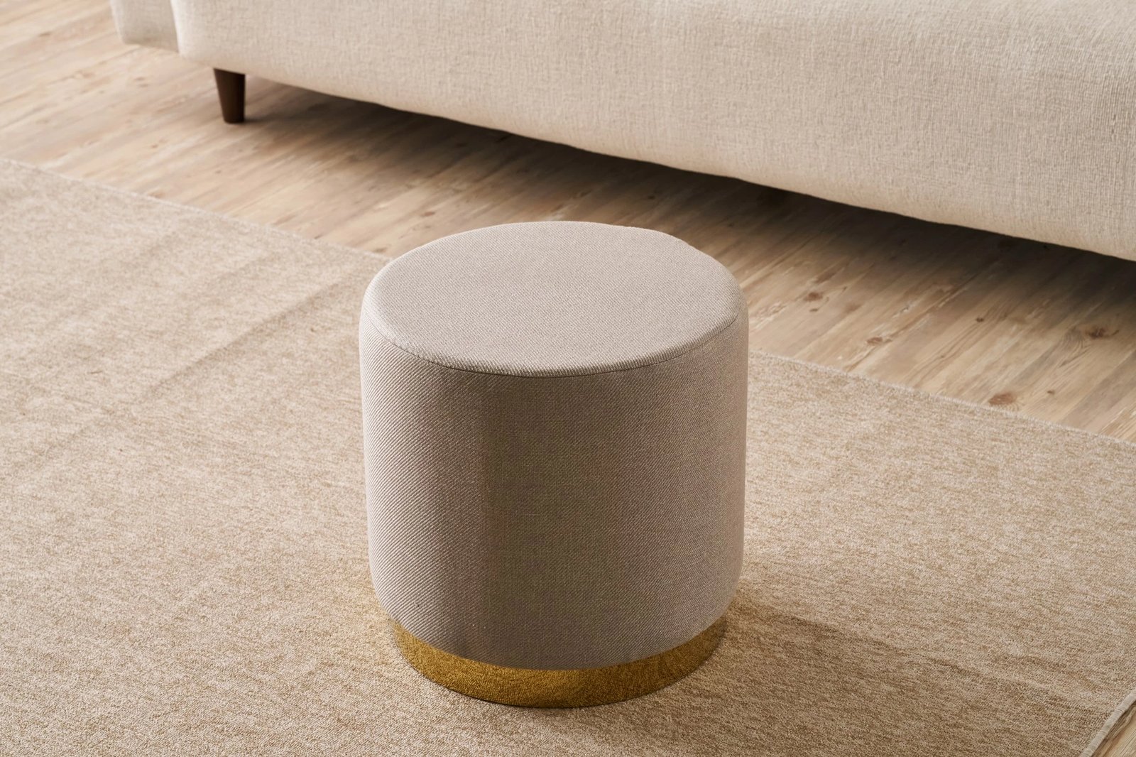 Puf Atelier del Sofa, ngjyrë kafe, Göcek