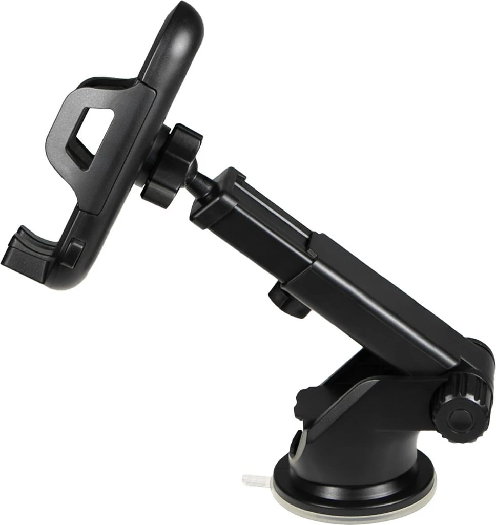 Mbajtës telefoni SAVIO CH-04 për xham veture, i zi