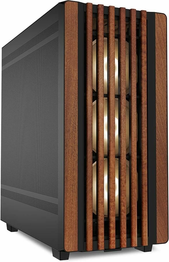 Kasë Sharkoon Rebel C70M RGB midi tower, e zezë
