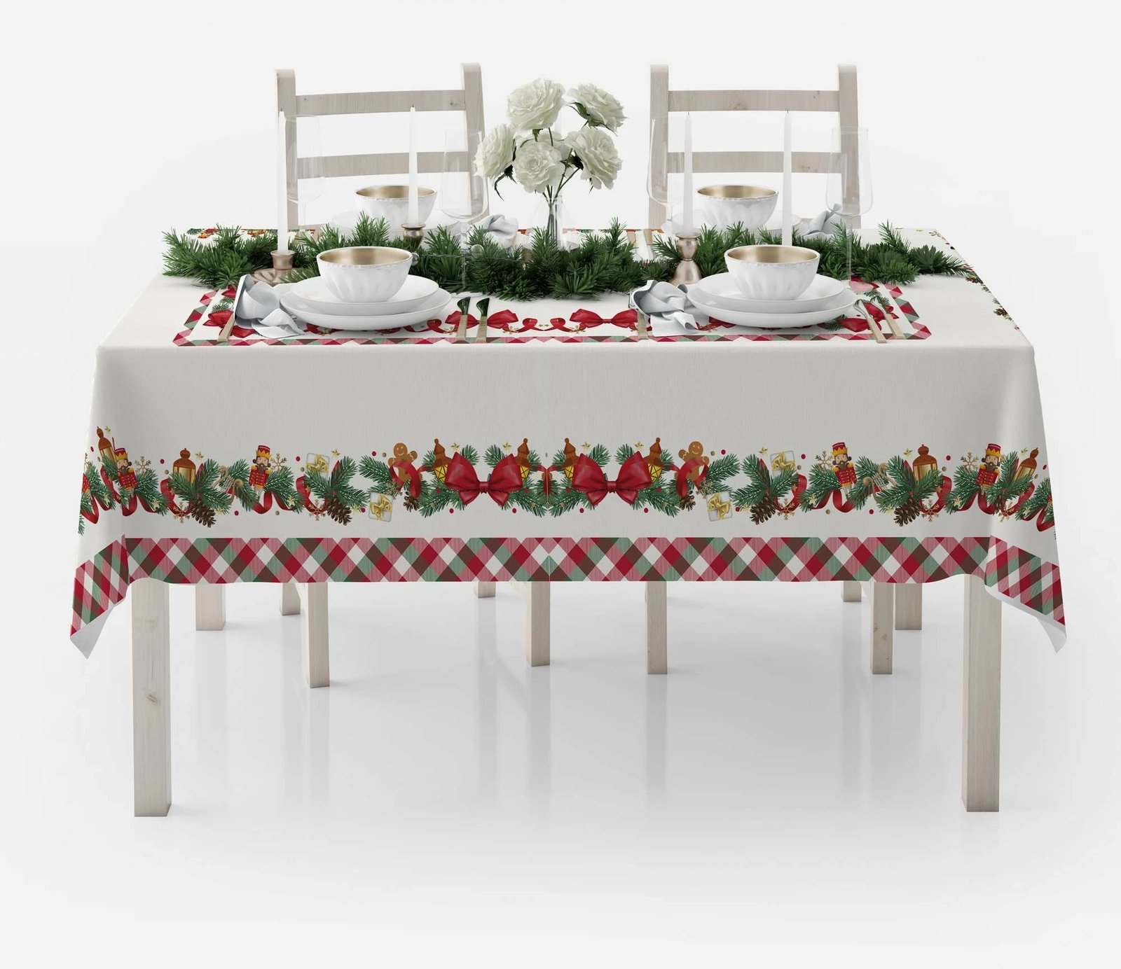 Mbulesë tavoline Hermia Concept, shumëngjyrëshe, HM-Tblnwy26-6, 140x300cm