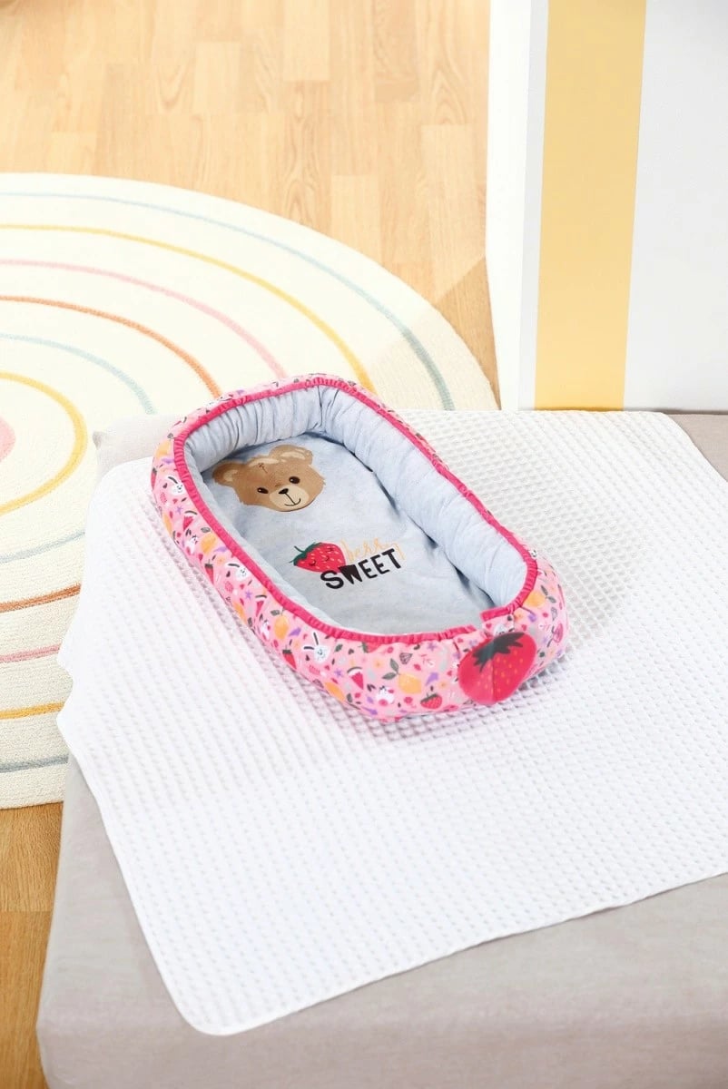 Djep udhëtimi për kukull, Baby Born, 835821-116724, material tekstili, për fëmijë 3+, shumëngjyrësh