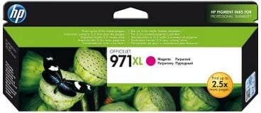 Kartricë boje, HP, 971XL OfficeJet, kapacitet i lartë XL 76–92 ml, magenta