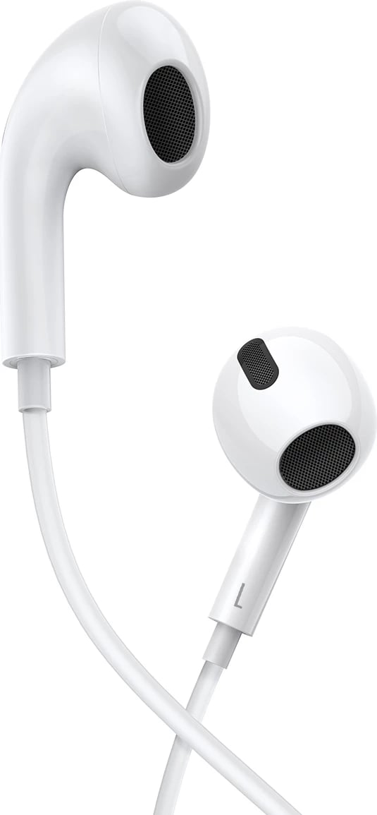 Kufje Baseus Encok H17 me kabllo, 3.5mm mini jack, të bardha Kufje Baseus Encok H17 me kabllo, 3.5mm mini jack, të bardha
