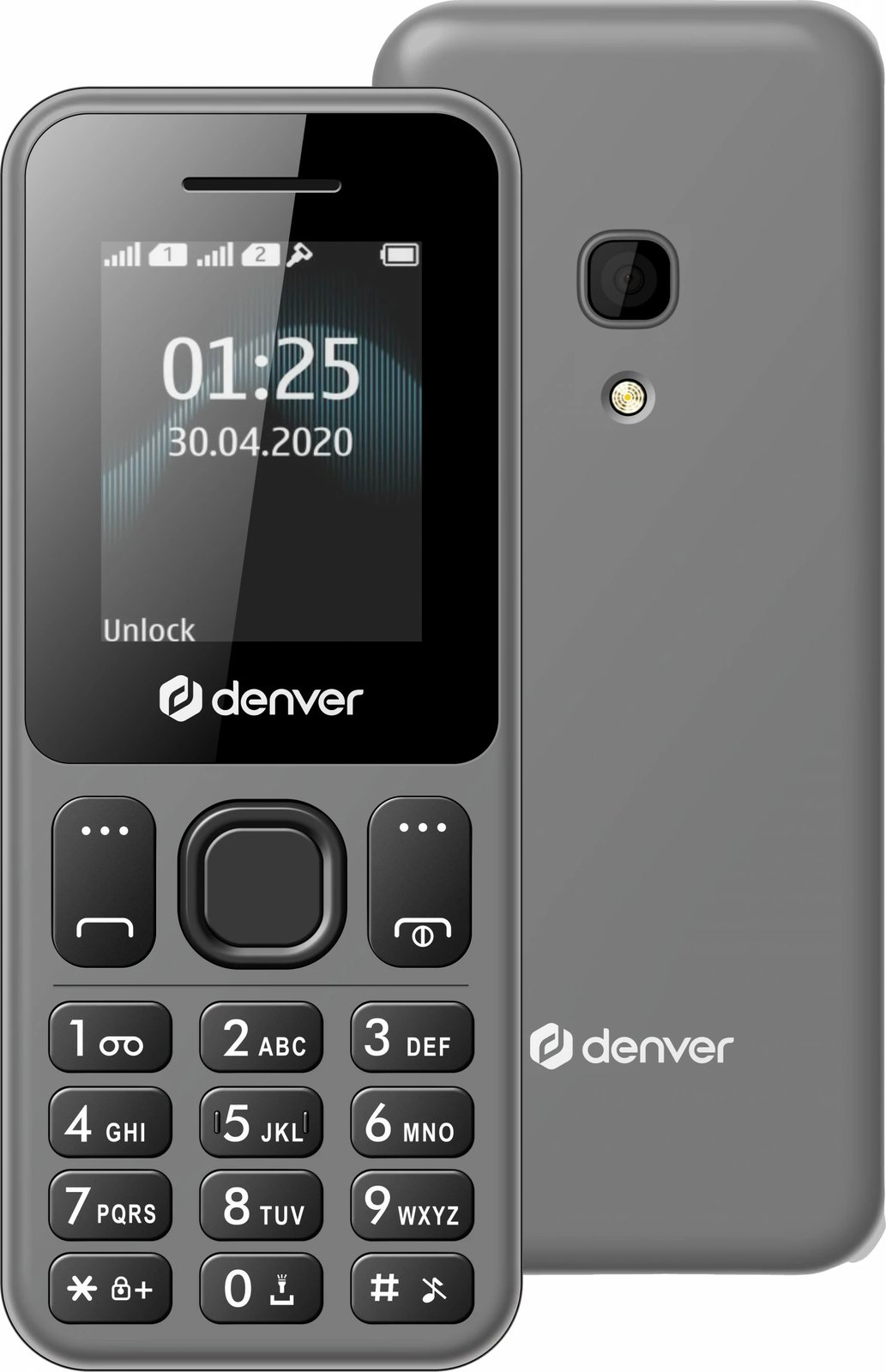 Celular Denver FAS-1806, gri