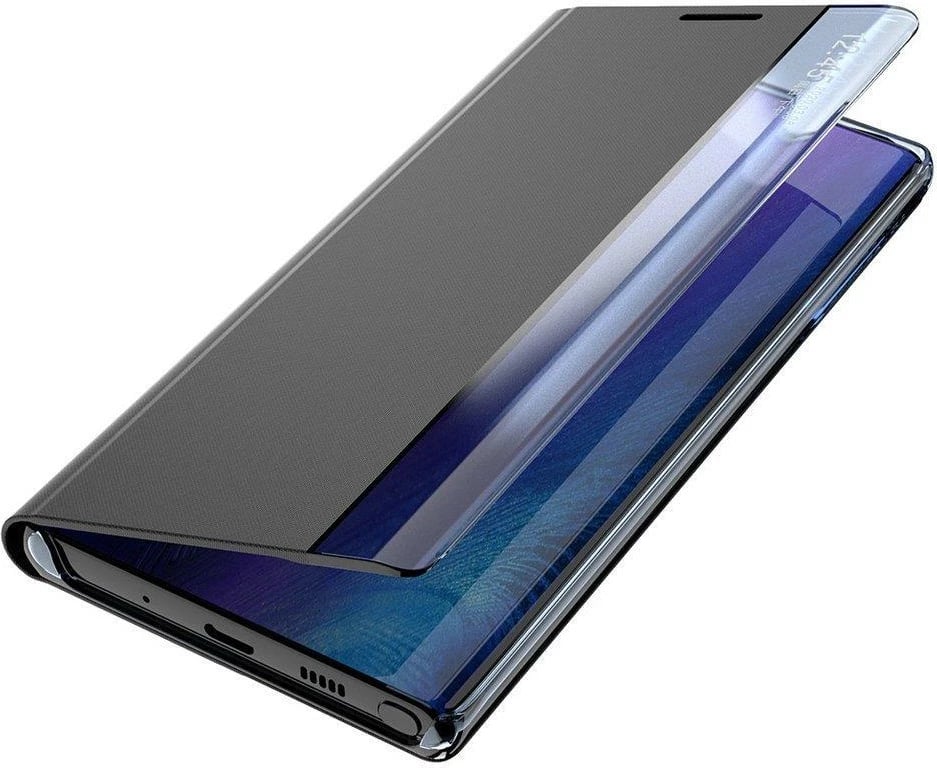 Mbështjellës Hurtel për Samsung Galaxy A73, me kapak dhe mbajtëse, Blu