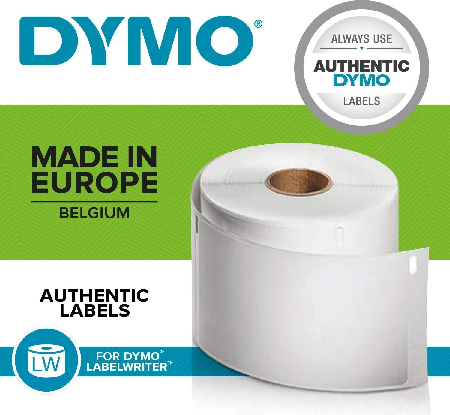 Etiketa printeri DYMO Large Return Address Labels - 25 x 54 mm, e bardhë, vetëngjitëse, letër, permanente, drejtkëndëshe, LabelWriter