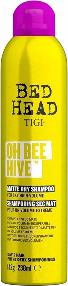 Shampon i thatë për femra Tigi Bed Head Oh Bee Hive Matte Dry Shampoo, 238ml