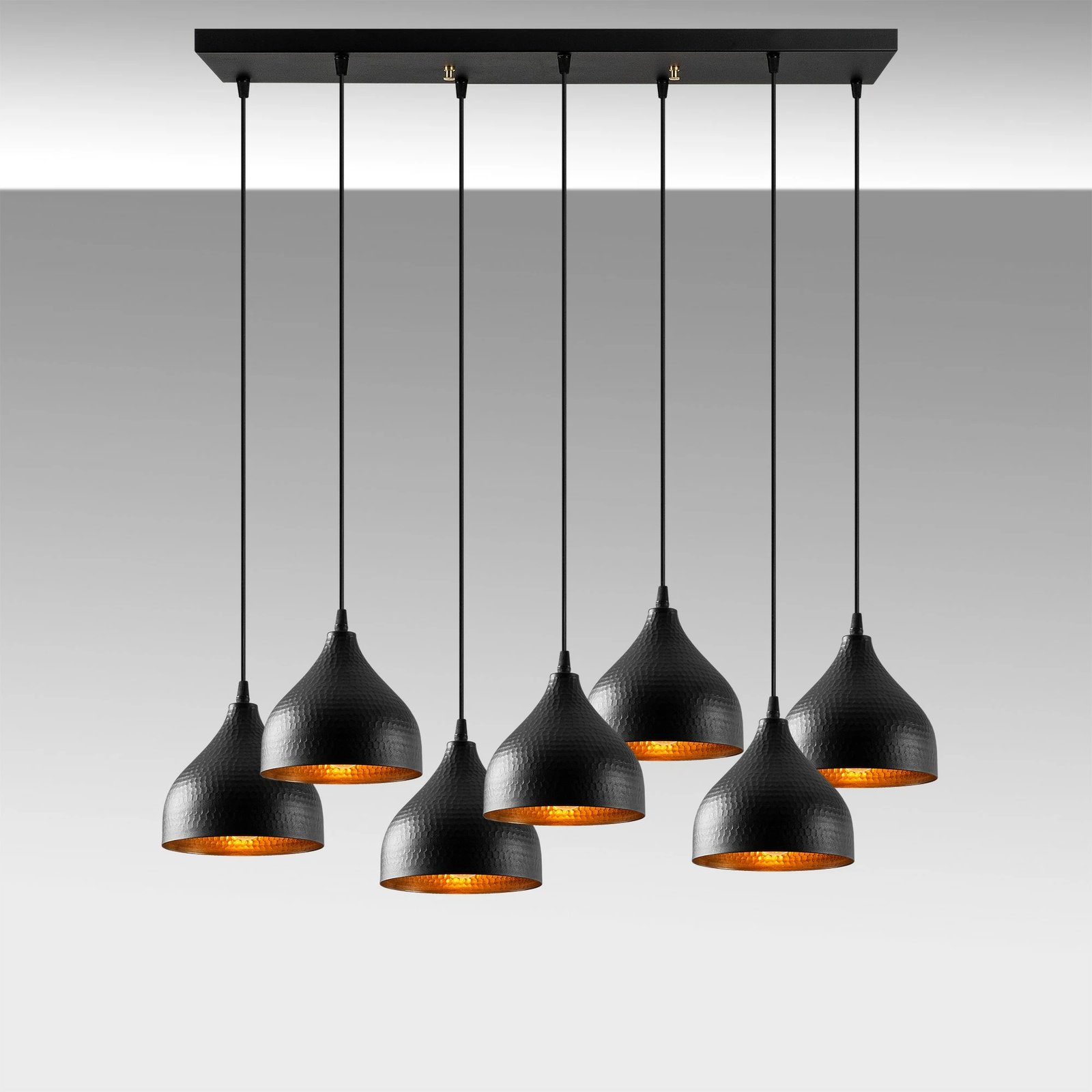 Llambë tavani Opviq, Tattoo - 6221, e zezë, moderne, 88x40cm