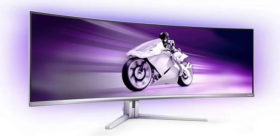 Monitor Philips 49M2C8900 QD-OLED 49 inç, 5120x1440, 32:9, Ambilight, USB-C, i bardhë Monitor Philips 49M2C8900 QD-OLED 49 inç, 5120x1440, 32:9, Ambilight, USB-C, i bardhë