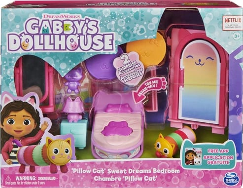 Gabby’s Dollhouse – Set Dhome Gjumi me Pillow Cat Sweet Dreams