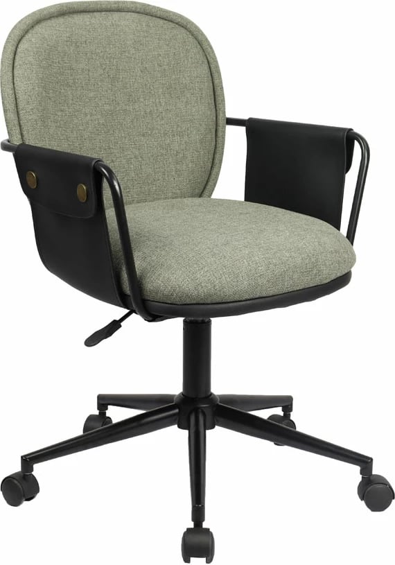 Karrige zyre Post, ngjyrë ulliri e zezë, 55x59x93