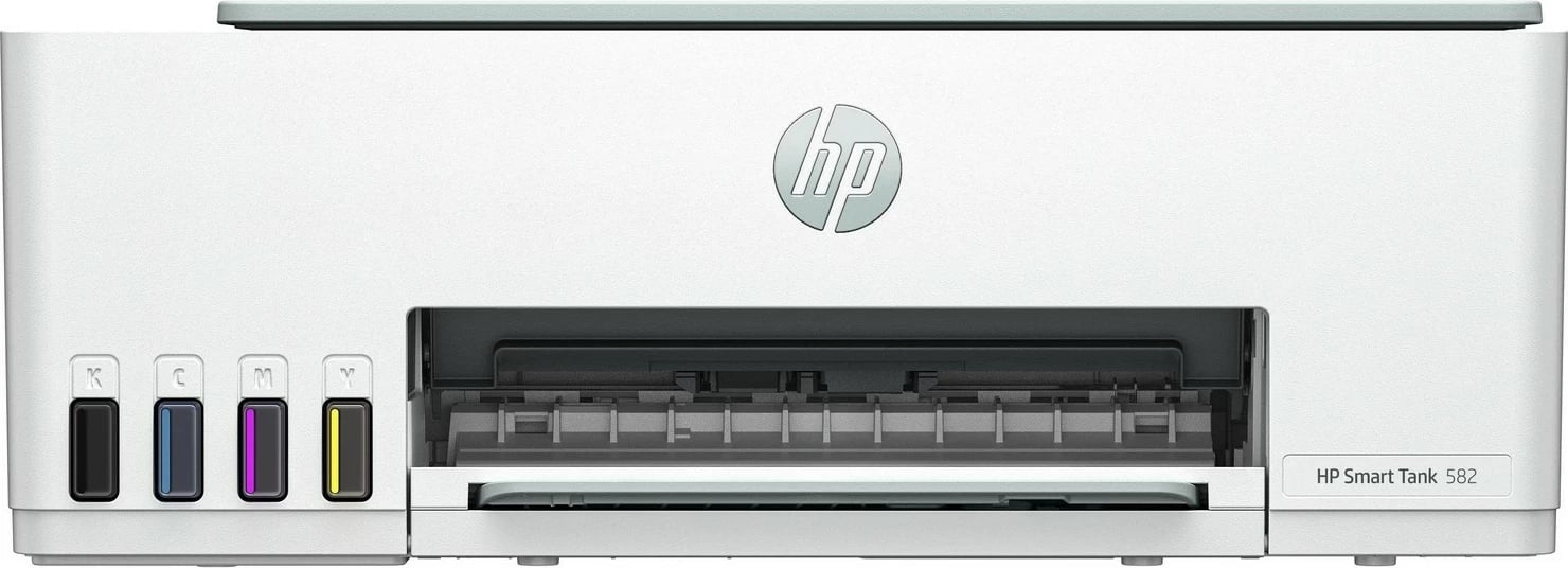 Printer HP Smart Tank 582, Kolor Atrament, USB, bardhë-gri