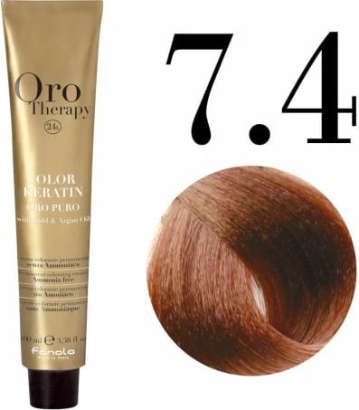 Ngjyrë për flokë Oro 7.4 bakër, 100 ml