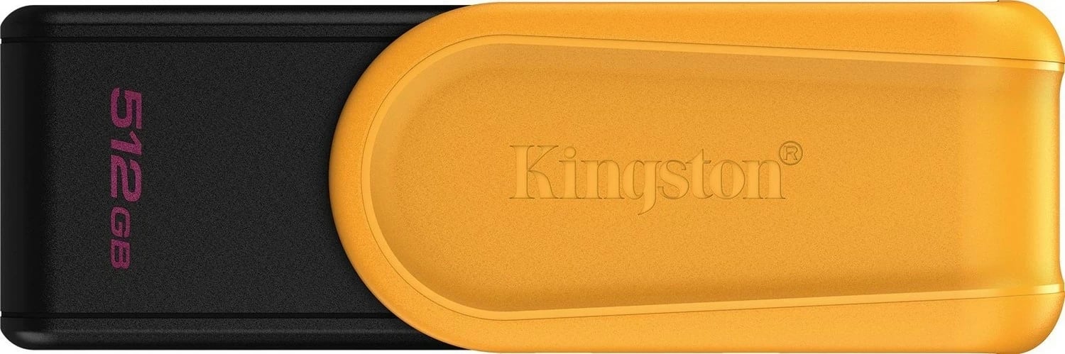 USB Kingston DataTraveler Exodia S 512GB, USB 3.2, zi-verdhë