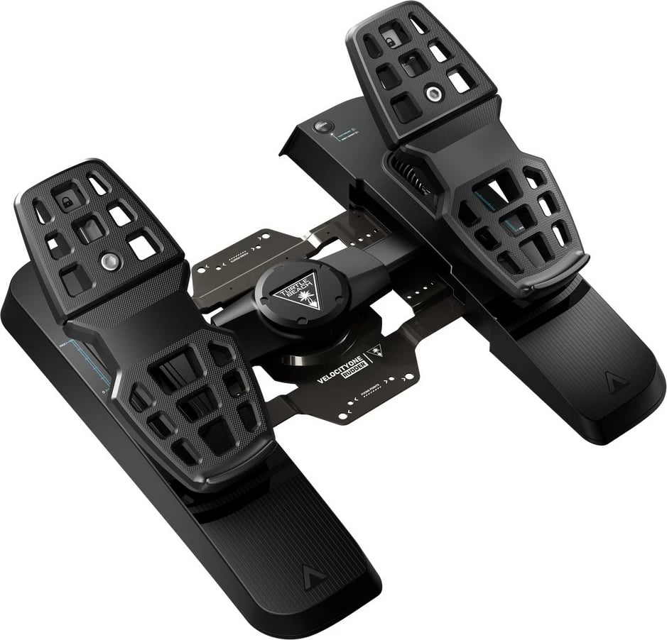 Pedale rudder Turtle Beach VelocityOne për Xbox/PC, e zezë