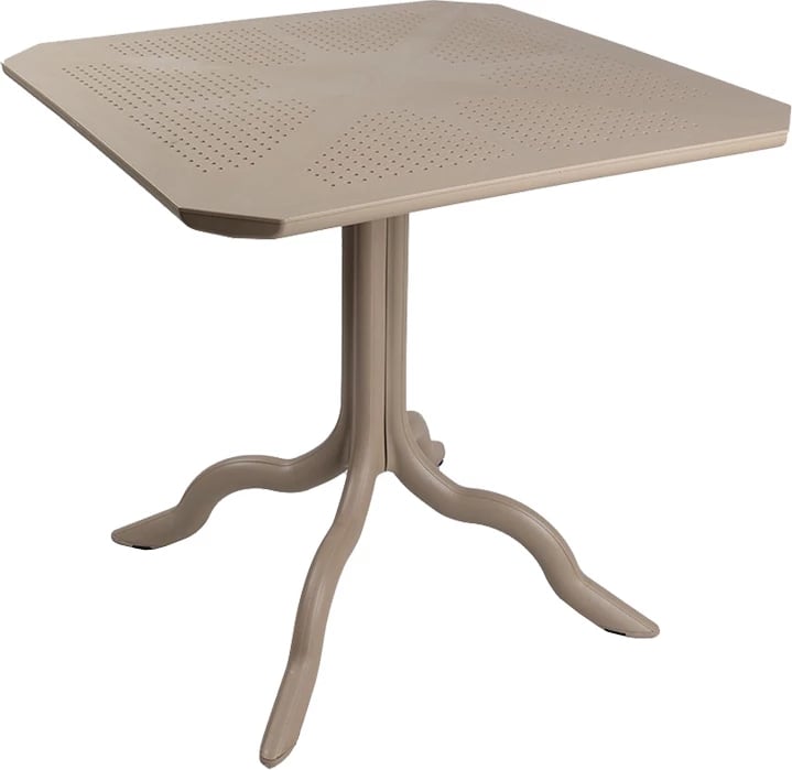 Set tavolinë me karrige për terasë, Icon-Confident, 5 copë, PP, ngjyrë kapuçino