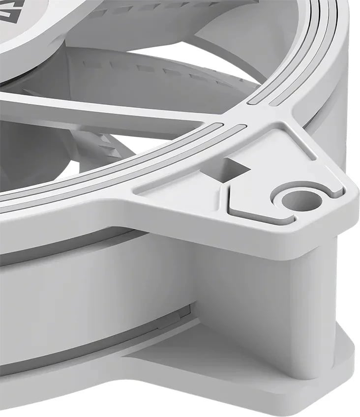 Ventilator kase MODECOM FAN-APEX-120R-ARGB-200, 120mm, ARGB, i bardhë
