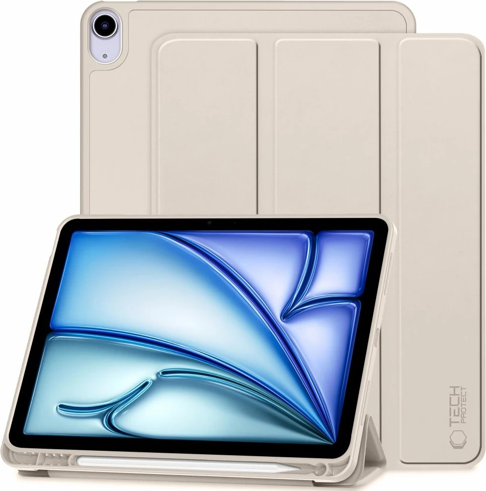 Mbështjellës tablet Tech-Protect SC Pen Case për iPad Air 10.9"/11", Bezhe