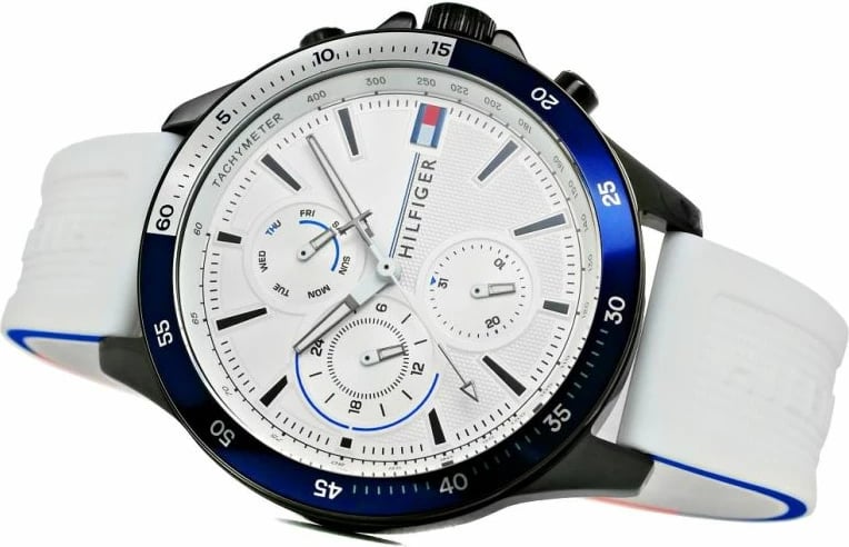 Orë dore meshkuj Tommy Hilfiger 1791723, e bardhë
