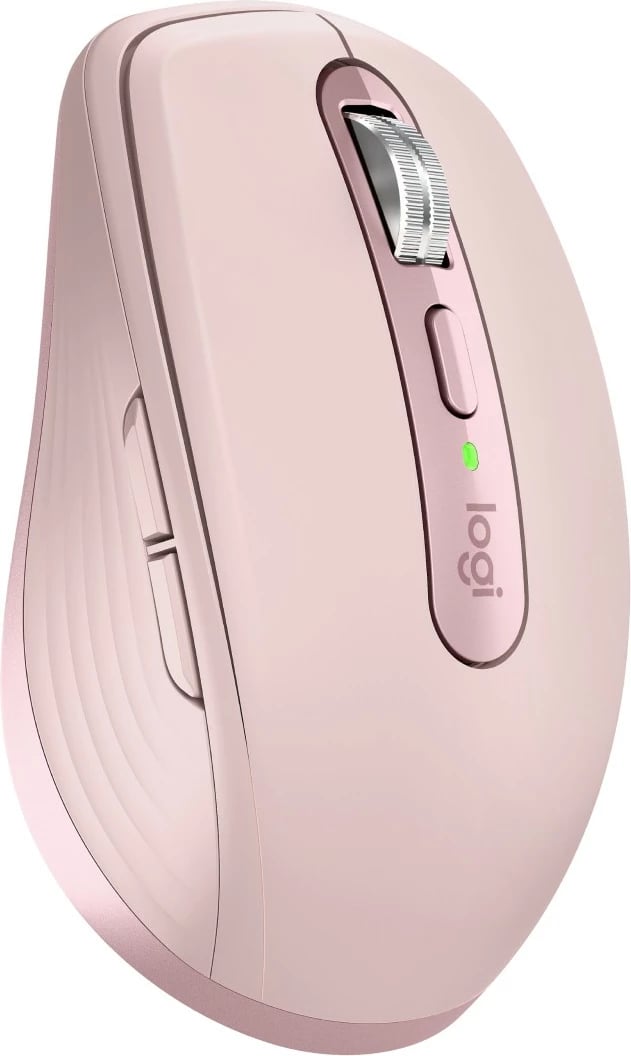 Maus Logitech MX Anywhere 3S, Laser, RF Wireless + Bluetooth, 8000 DPI, Rozë