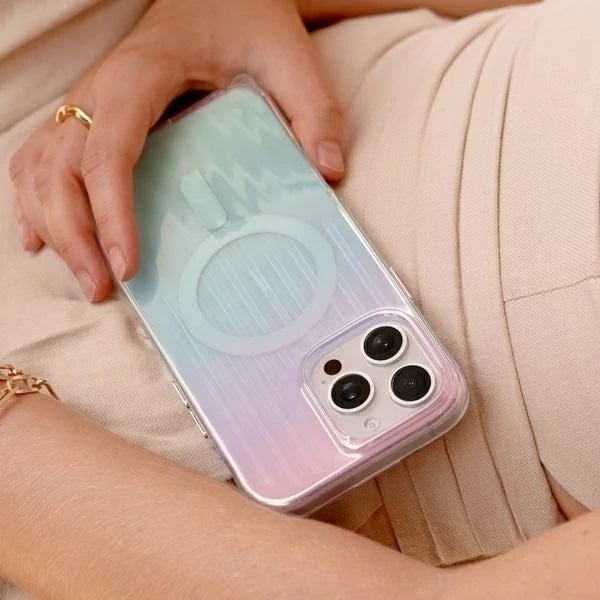 Mbështjellës UNIQ Coehl Linear Magnetic për iPhone 16, opalescent