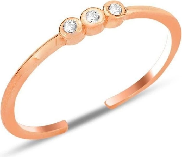 Unazë argjendi Jumeon, ngjyrë ari rozë, SGTL12235