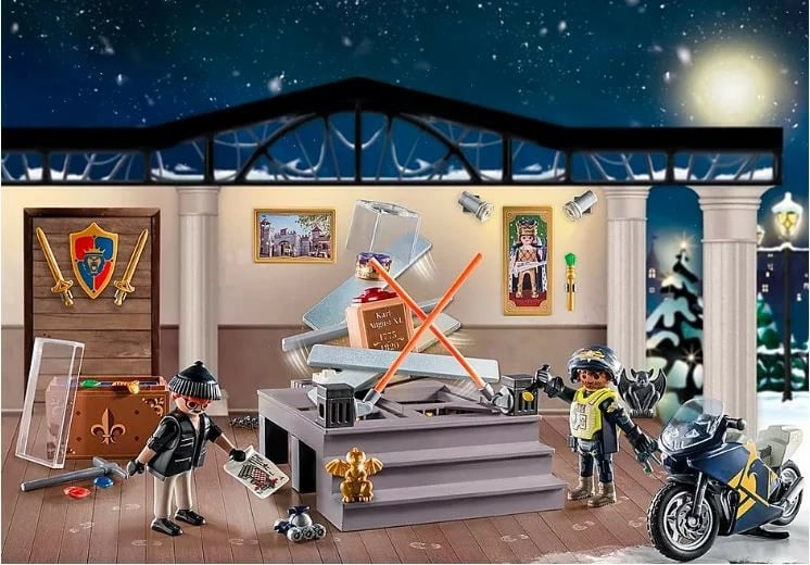 Set figurina Playmobil City Action 71347 Advent Calendar, 102 pjesë