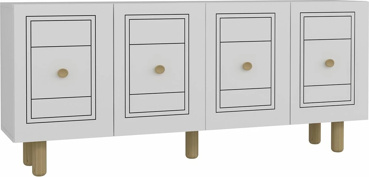 Konsolë Skye Decor, Dario Bohem, e bardhë