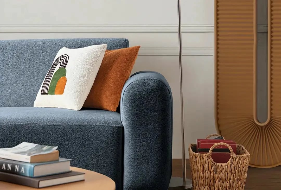 Këndore S-Loft majtas, ngjyrë kaltër, Atelier del Sofa