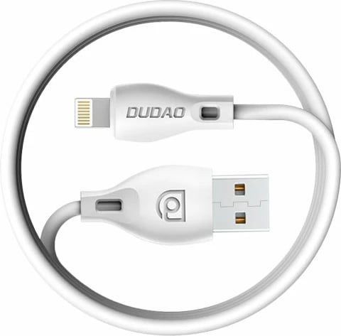 Kabllo micro USB Dudao L4M, 1m, 2.4A, e bardhë