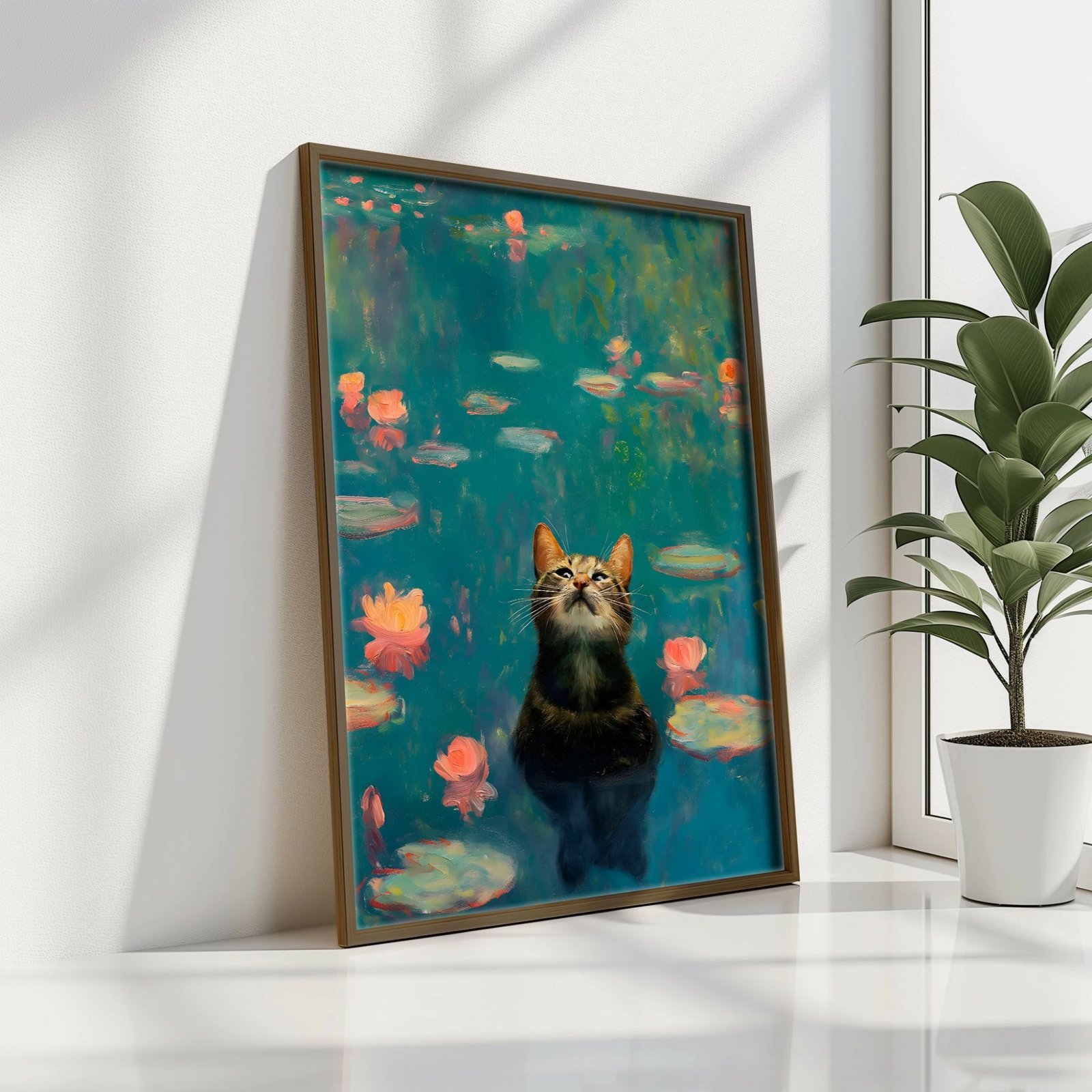 Pikturë dekorative me kornizë MDF, Wallity, GE188-L