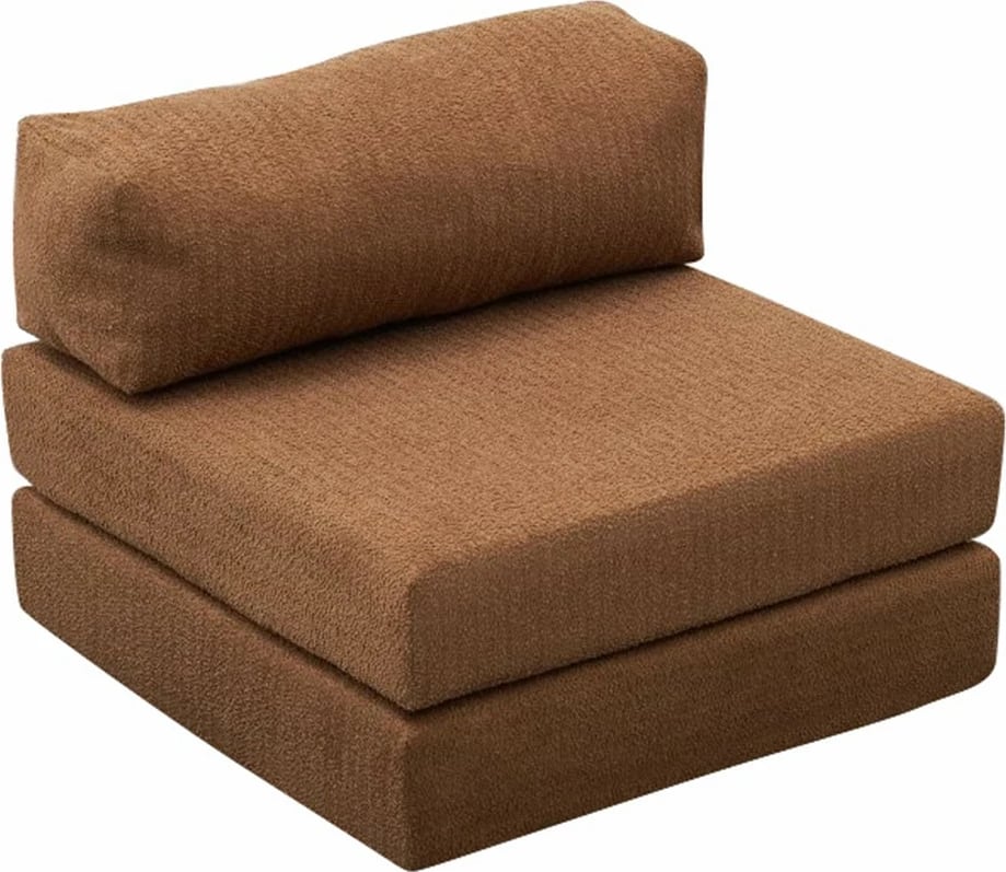 Fotelë një vendi, kafe, Comfort, Atelier del Sofa, shndërrohet në shtrat