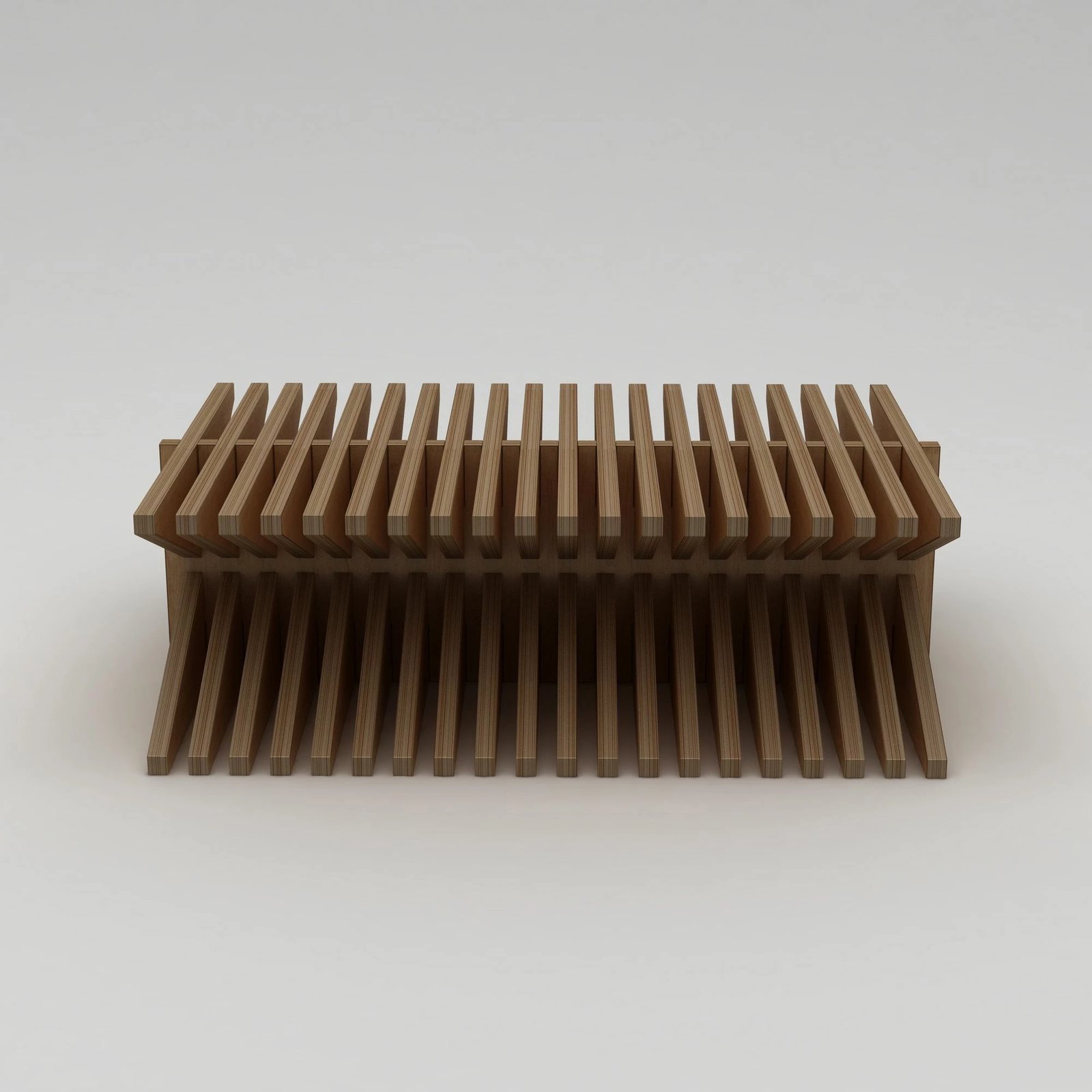 Sedile prej druri natyral, Skye Decor, 123x40x80 cm