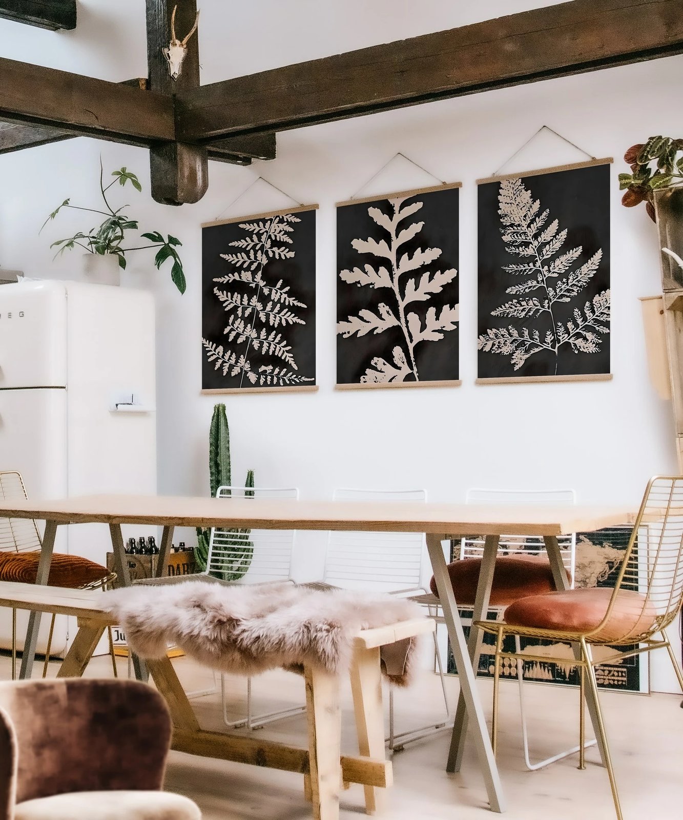 Pikturë dekorative me kornizë (3 copë), Wallity, SRG30