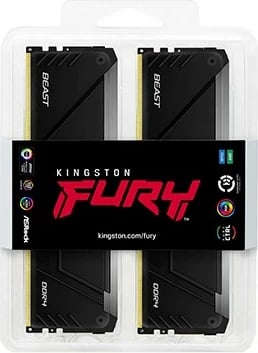 RAM Memorje Kingston FURY Beast RGB 64GB (4x16GB) DDR4 3200MT/s