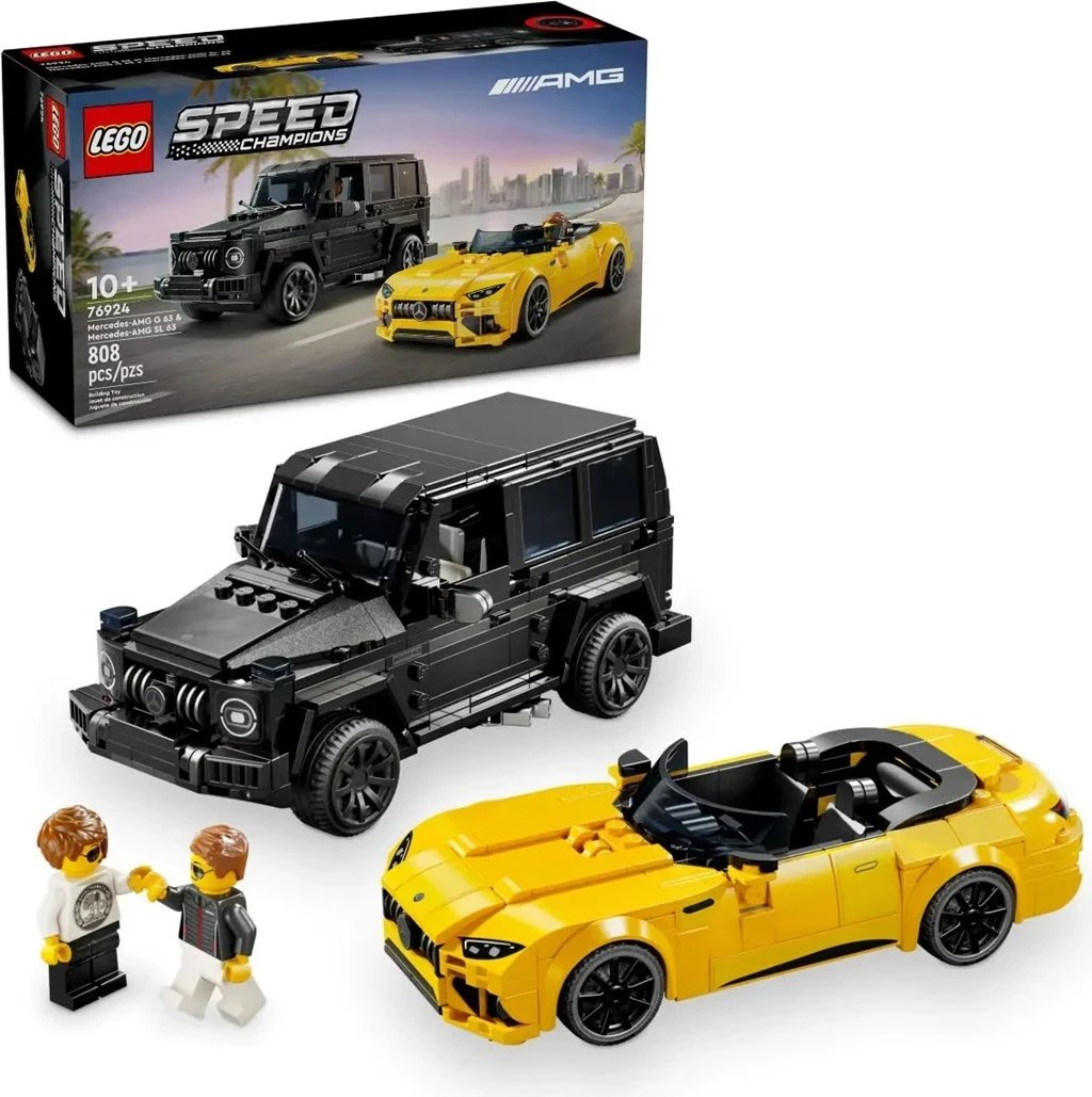Set LEGO Speed Champions 76924 Mercedes-AMG G 63 dhe Mercedes-AMG SL 63
