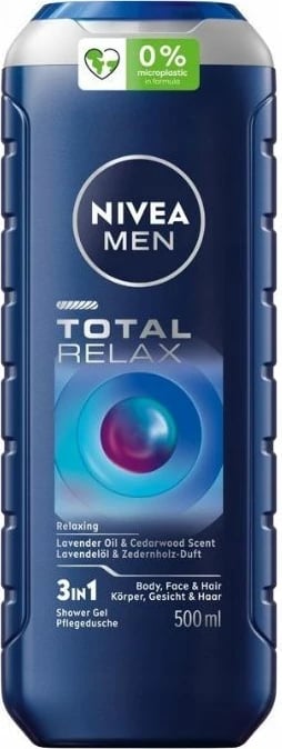 Xhel dushi për meshkuj Nivea Men Total Relax 500ml