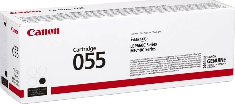 Toner Canon 055, 2300 faqe, i zi, 1 copë