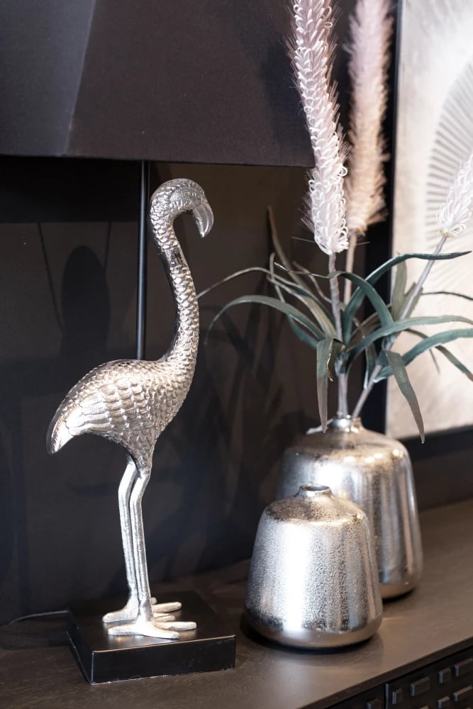 Shishe dekorative Botticeli, alumin, argjend, 23x23x23 cm Shishe dekorative Botticeli, alumin, argjend, 23x23x23 cm