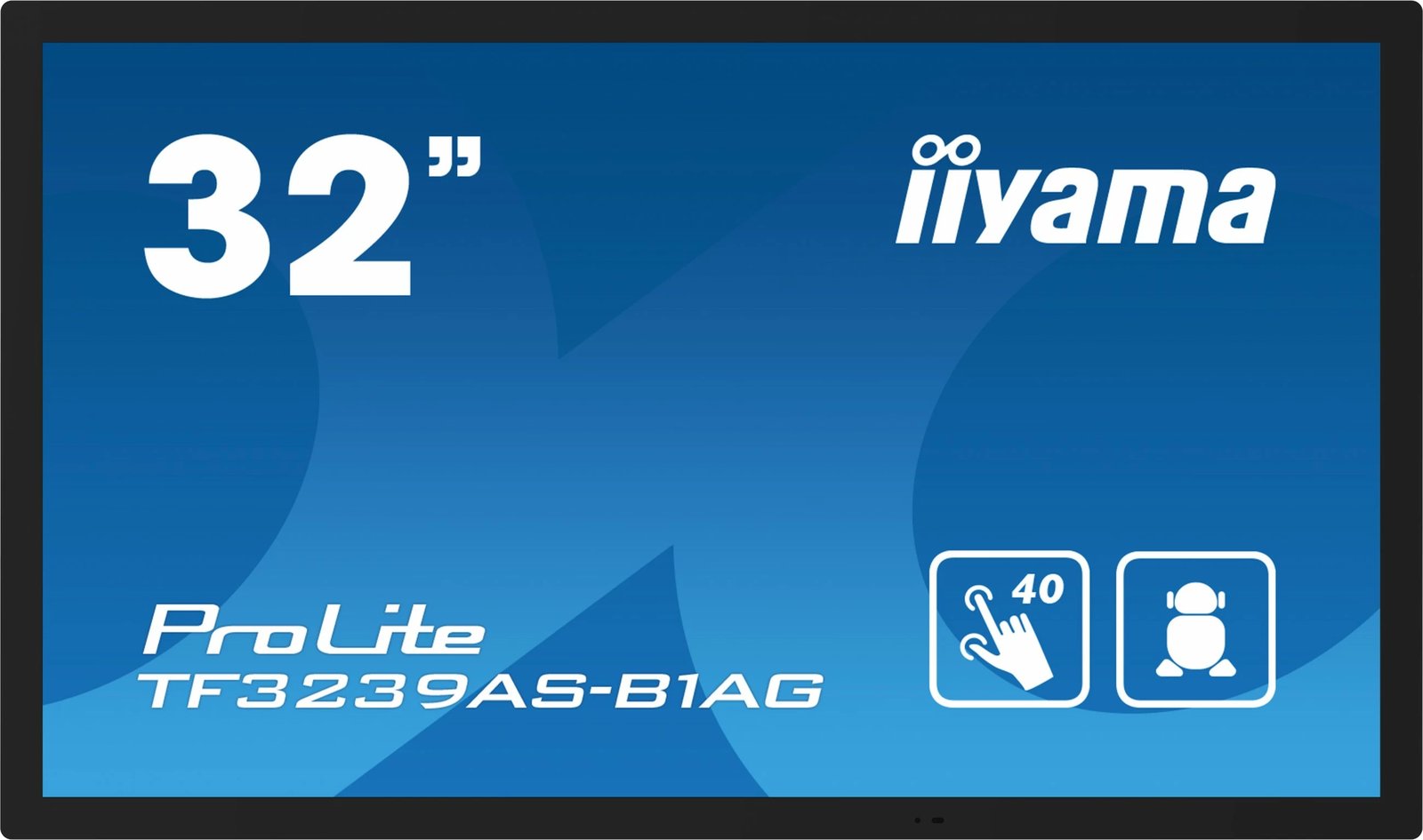 Ekran interaktiv iiyama TF3239AS-B1AG, 31.5 inç, LED, 1920 x 1080 piksel, 24/7