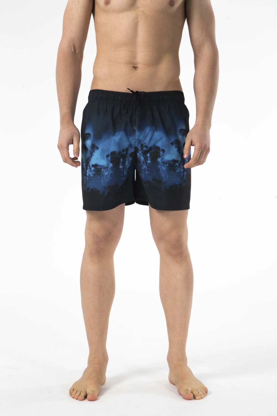 Shorce plazhi për meshkuj Just Cavalli Beachwear, të zeza