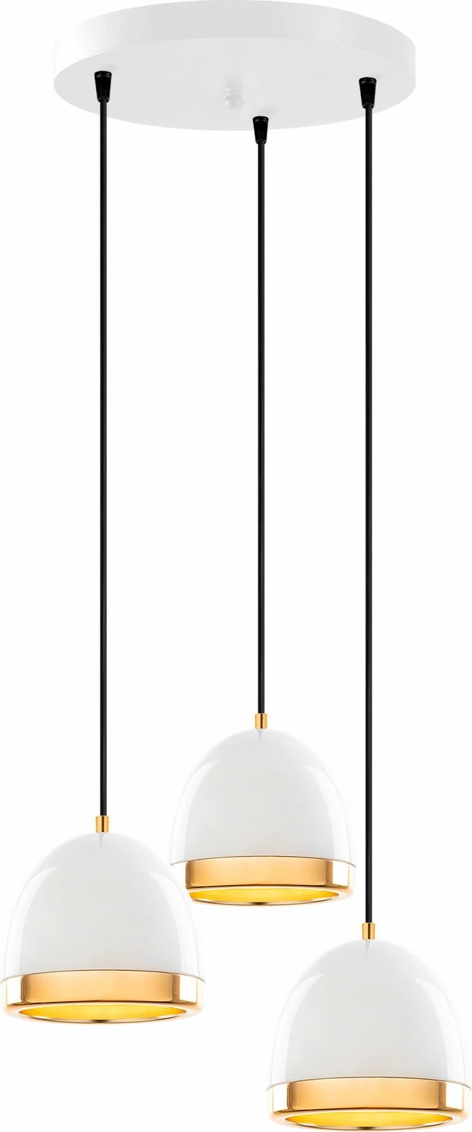 Llambë tavani Opviq, Mugo, e bardhë dhe e artë, 35x35x110cm