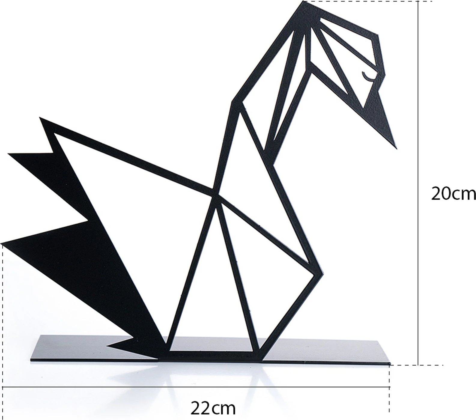 Objekt dekorativ Aberto Design, mjellmë, e zezë Objekt dekorativ Aberto Design, mjellmë, e zezë