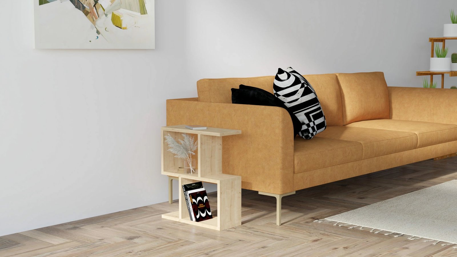 Tavolinë anësore Hanah Home, Zet - Sapphire