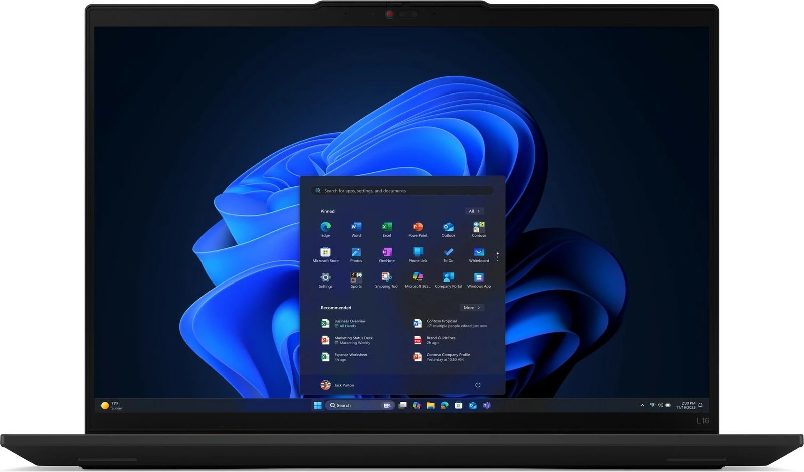 Laptop Lenovo ThinkPad L16 G2 Ultra7 255U 32GB 1TB 16" 4G LTE i zi