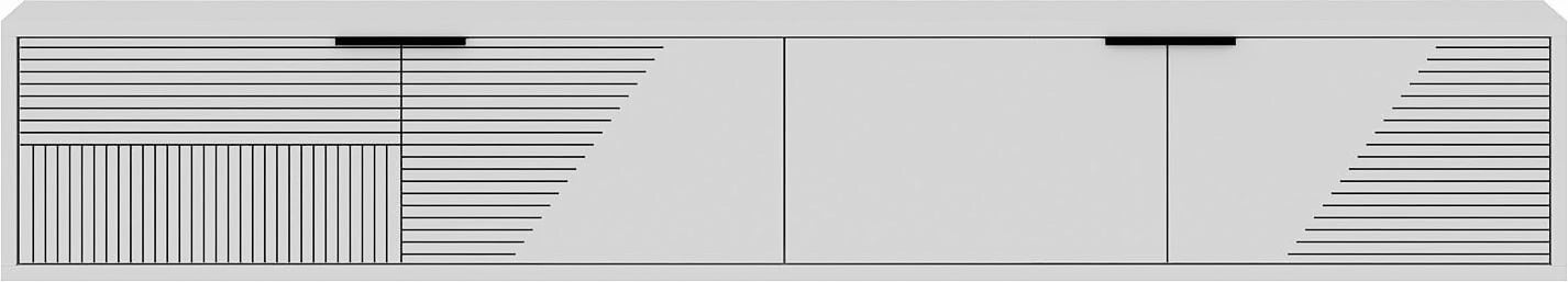 Komodë TV Skye Decor, Parla, e bardhë