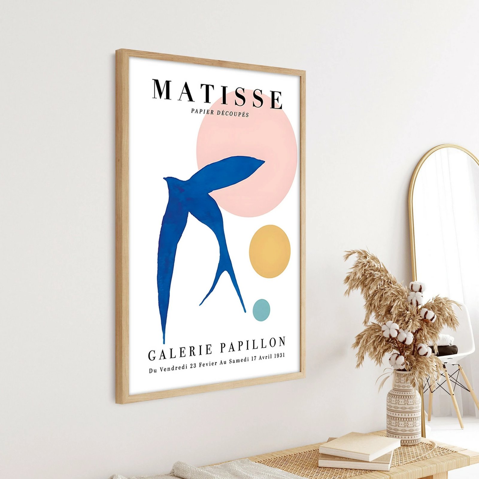 Pikturë dekorative me kornizë, MDF, shumëngjyrëshe, Wallity, Huhu288, 20x30cm