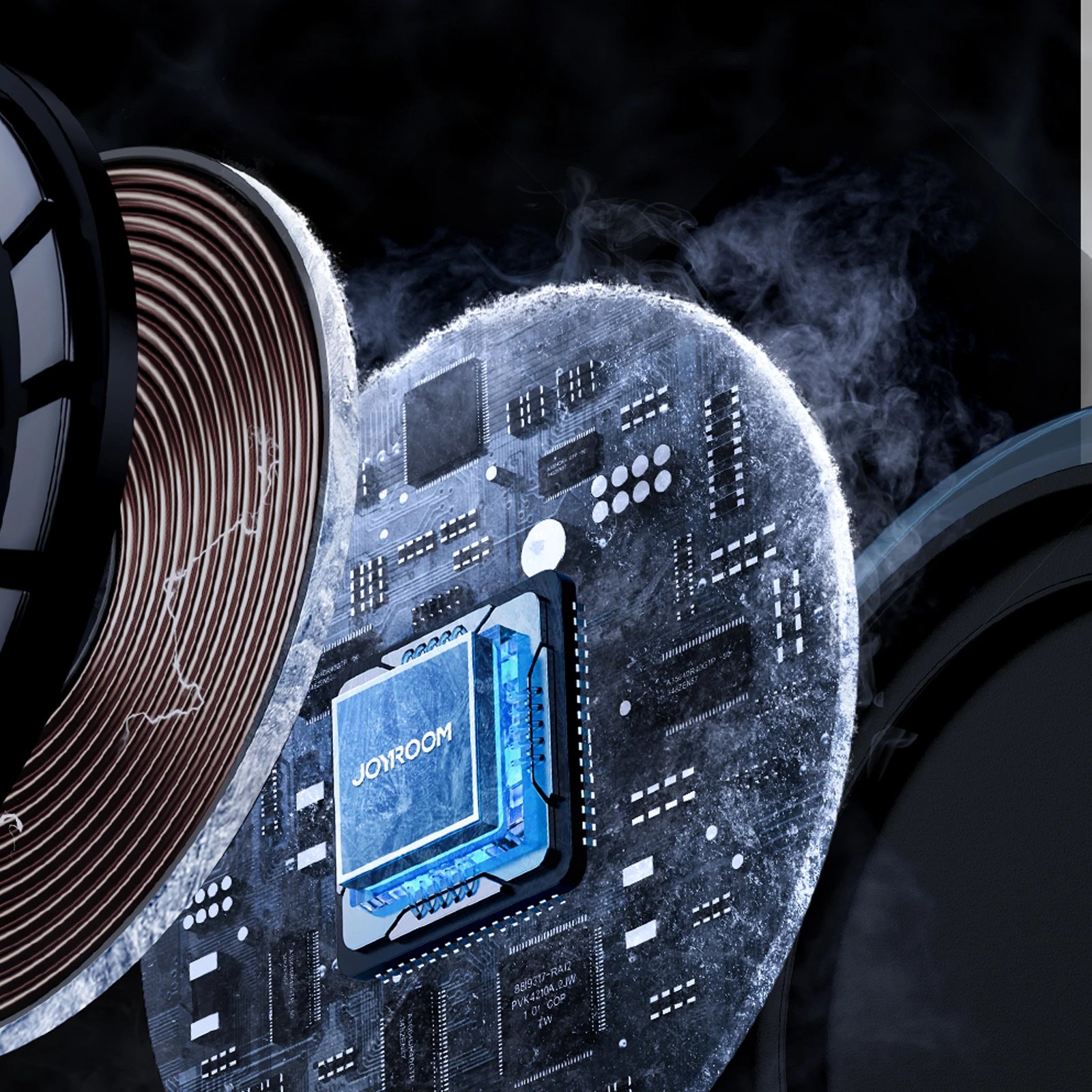 Mbajtëse makine për celular me karikues wireless MagSafe 15W, Joyroom JR-ZS291, për grilë ajrimi, me rrotullim 360°, me kabllo USB-A në USB-C, argjendtë