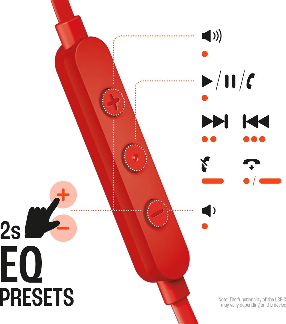 Kufje Me Kabëll JBL TUNE 310 C