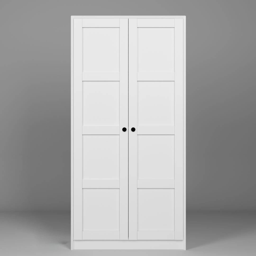 Dollap rrobash Skye Decor, i bardhë, Lucas 1600-85